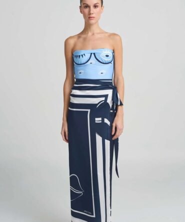 PAREO ZELENA NAVY